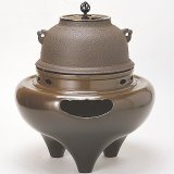 通販販売【茶道具】 欄干風炉 箆被釜（のかつき・のかづき・のかつぎ