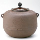 通販販売【茶道具】 和田美之助 *筒釜 万代屋* 京釜師13代*[風炉釜