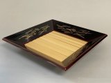 通販販売【茶道具】 大棗 一閑張 松葉松子蒔絵 而妙斎好写 *浜田