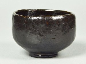 画像1: 【数量・期間限定】【茶道具】黒楽　茶碗　（古楽写 ）　　 (1)