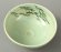 画像2: 【茶道具】青磁釉　鮎図　茶碗　　　　　　*八木海峰*　　 (2)