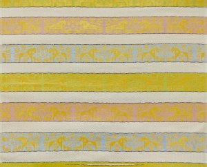 画像1: 【予約】名物裂　段織双馬文様　　(1)出帛紗　(2)古帛紗　(3)数寄屋袋　(4)三ッ折　　　　　*馬*午*干支　　　 (1)