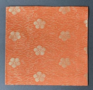 画像3: 【茶道具】御所籠用　古帛紗　揃　　（織部緞子）　　　*茶籠・御所篭　用*茶篭 (3)