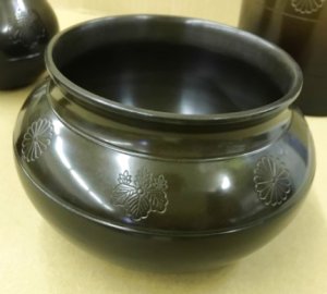 画像3: 【茶道具】　皆具　唐銅　菊桐　　不白好写　　*唐金 (3)