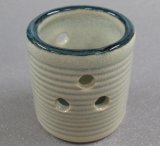 茶道具 唐物 黒釉 茶入 時代裂 仕服 良蓋(K-A208)