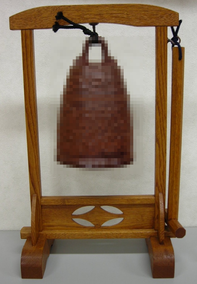 【茶道具】喚鐘　バイ付（箱無し） 茶道具】喚鐘 バイ付（箱無し） 茶道具】喚鐘 バイ付（箱無し
