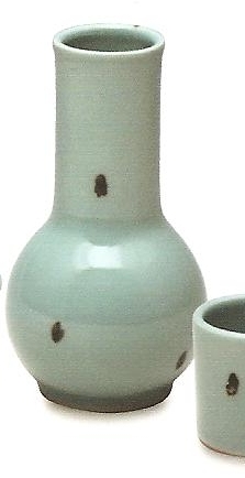 通販販売【茶道具】 杓立 青磁 八卦／飛青磁 *横山瑞祥* 台子*長板*総